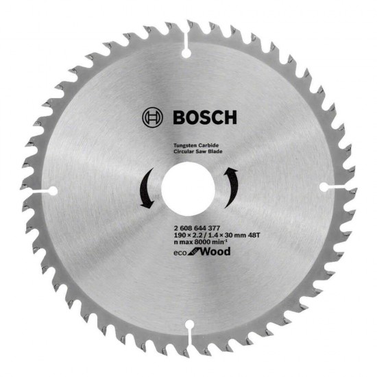 Bosch Eco for Wood Daire Testere Bıçağı 190*30 mm 48DE