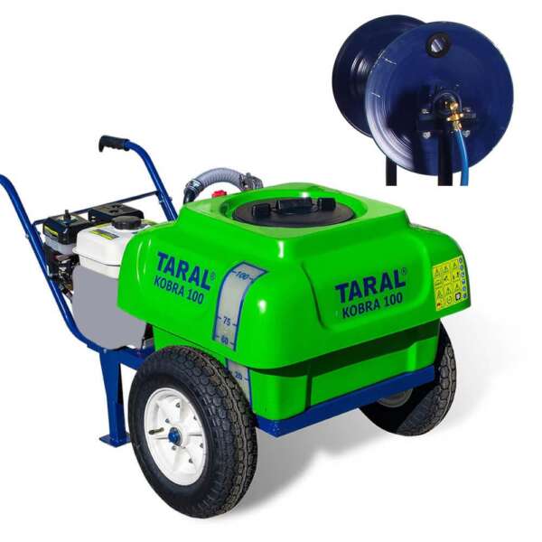 Taral TP100 Kobra B&S Pulverizatör Benzinli İlaçlama Makinesi 100 L